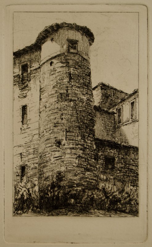 1910 ca. - Avanzi delle mura Orsini